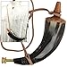 Colonial Civil War Repro Revolutionary Musket Rifle Gun Powder Brass Screw Horn