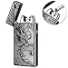 Kivors USB Rechargeable Windproof Flameless Electronic Double Pulse Arc Lighter Belief Chinese Dragon Lighter