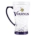 Duck House NFL Minnesota Vikings 16oz Crystal Freezer Flared Mug White