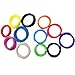 Sunwin ABS 1.75mm 3D Filament Fun Pack Sample Pack 3D Pen Filament 32 Feet Each of 12 25g/pcs for 3D Printer Pen Printer