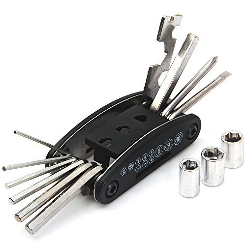 Stylrtop Multi-use Bike Repair Tools Bicycle Pump Wrench Kit Household Cycling Biking Supplies