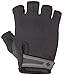 Harbinger Power Non-Wristwrap Workout Weightlifting Gloves with StretchBack Mesh and Leather Palm (Pair) Black X-Large (Fits 8.5 - 9.5 Inches)