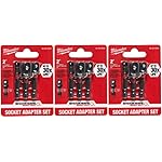 Milwaukee-48-32-5033-Power-Drill-Bit-Extensions-Shockwave-Socket-Adapter-Set-14-3-Pack