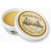 Skidmore&rsquo;s Leather Cream: All-Natural, Non-Toxic Leather Conditioner - Made in USA Since 1984. Water Repellent Formula Restores Leather Couches, Car Seats, Boots, Shoes, Purses, Bags, and Tack. 6 Oz