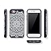 TORU CX PRO Compatible with iPhone SE 2020/iPhone 8/iPhone 7 Case - Protective Dual Layer Wallet with Hidden Card Holder + ID Card Slot Hard Cover & Mirror - Dreamcatcher