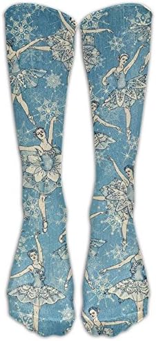 Ballet Cotton Tie Dye Compression Knee Socks Fun Colors Golf Teen Cartoon Knee-high Long Tube Crew Socks