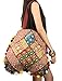 TribeAzure Gold Beaded Embroidered Handmade Shoulder Tote Bag Boho Handbag Comfortable Pom Tassel Tribal