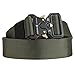 KingMoore Men&women's Tactical Belt Heavy Duty Webbing Belt Adjustable Military Style Nylon Belts with Metal Buckle