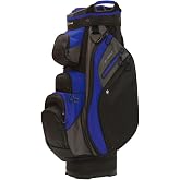 1 With Golf Z-100 Cart Bag Black/Charcoal/Royal Blue
