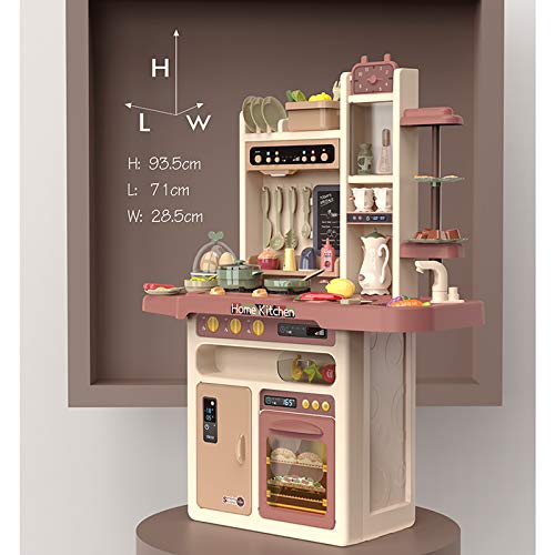 HYISHION Kinderküche Spielküche Spielzeug Küche mit Zubehör Zubehörteile Green Neu Küchenspielzeug SpielKüche mit… – Bild 8