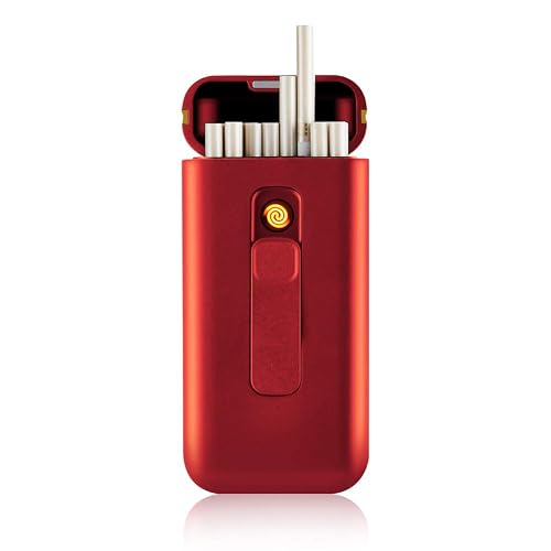 cigarette case with lighter in pakistan Metal Box Electric  Rs.1,947 | 2026 Protect your smokes in style with this glossy PU leather cigarette cigarette case with lighter in