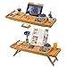 Bathtub Tray & Bed Tray - Upgraded Luxury Design - FREE Soap Dish & Non-Slip Pads, Expandable Multipurpose Bamboo Bathtub Tray for Large Tub, Holds Phone, Tablet and Wine, Essential Bath Accessories