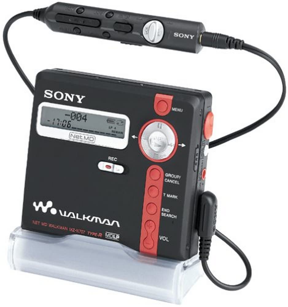 [希少]SONY MD WALKMAN MDプレーヤー Vintage Sony MD Walkman - Portable MiniDisc Player/Recorder - Blue