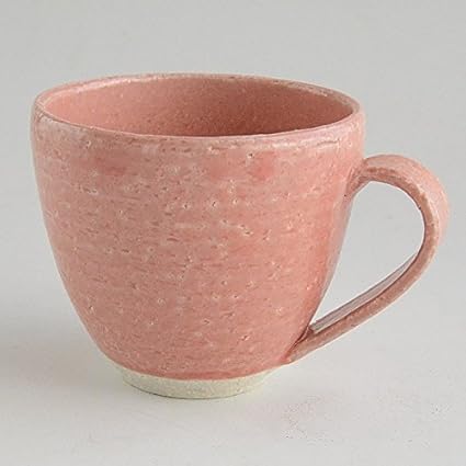 Amazon Co Jp 松助窯 かわいいピンクマグカップ ホーム キッチン