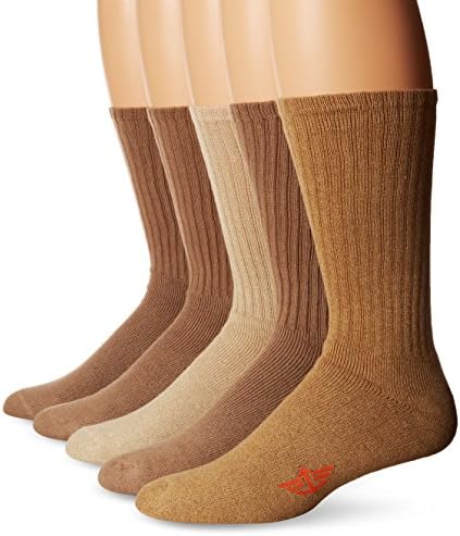 Dockers 5 Pack Cushion Comfort Sport Crew Socks