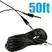 Fullink 3.5mm Stereo Audio Plug to Plug Cable Male to Male 50 feet