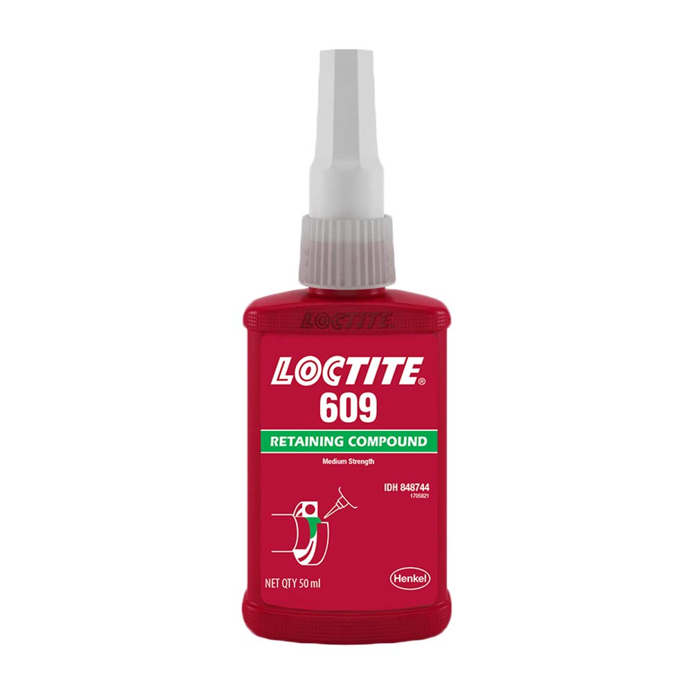 Loctite Genuine Henke 609 X 50Ml Retaining Compound, General Purpose, Green Color