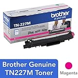 Brother Genuine TN227M, High Yield Toner Cartridge, Replacement Magenta Toner, Page Yield Up to 2,300 Pages, TN227, Amazon Dash Replenishment Cartridge