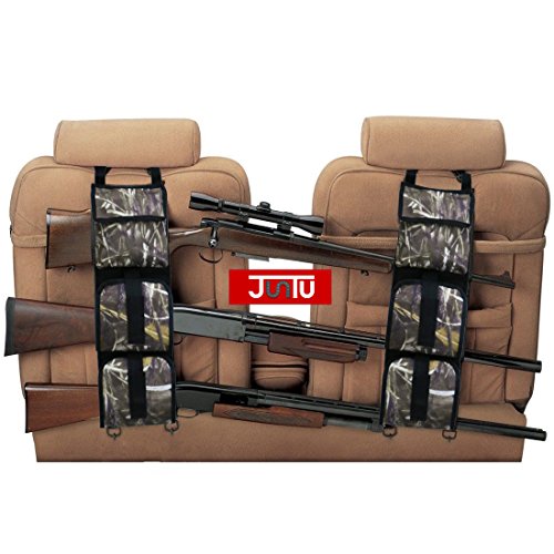 Juntu Seat Back Gun Sling Rack for Car Truck with Holding 3 Guns for Hunting and Shooting