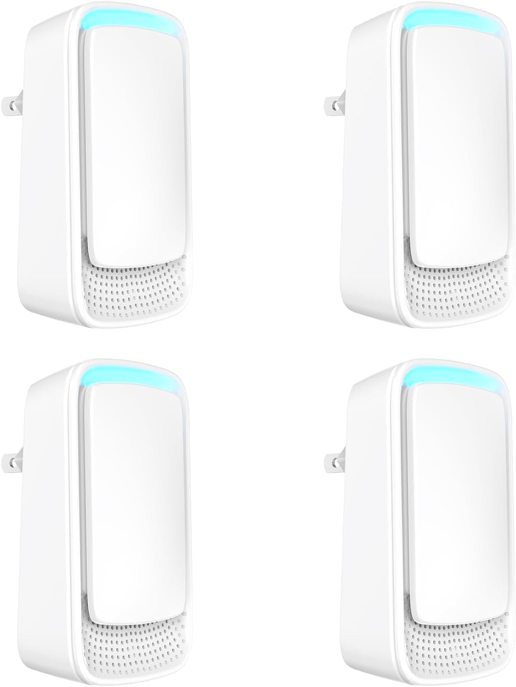 Photo 1 of Plug In Air Ionizers - Negative Ion Technology Air Purifier - Quiet Operation Air Freshener for Home, Bedroom, Office, Garage Room - Portable Air Purifiers Odor,Pets Smell - Air Cleaner White (4 Pack?