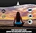 Shantihi Yoga Mat Black - Thick Eco Friendly Premium TPE Yoga Mat. Non Slip, Reversible, Durable Exercise Pilates Mat.