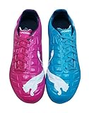 Puma EvoPower 3 Tricks FG Boys Soccer Boots / Cleats - Blue and Purple