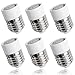 AWE-LIGHT 6-Pack E27 E26 to G4 GU4 MR11 - Standard E26/E27 Screw Base to G4 GU4 Base LED Light Lamp Adapter Holder Converter