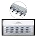 LASHVIEW 0.10mm 10 Root 8mm Short Knot-free Soft Individual Rapid Cluster Eye Lashes Grafting False Eyelashes Individual False Eyelashes Natural Long Mink Fake Eyelashes Extension Handmade