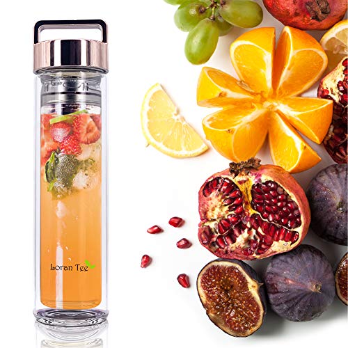 LORAN - Detox Set, Anjali Polpola Kräutertee, lose 100g, Teeflasche mit Sieb to go Teamaker 500 ml, Doppelwandig… – Bild 8