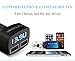NewVan Tech LED Display Car Charger, 3.1A Dual USB Smart Output Car Charger for Most of Smart Cell Phone and Tablets