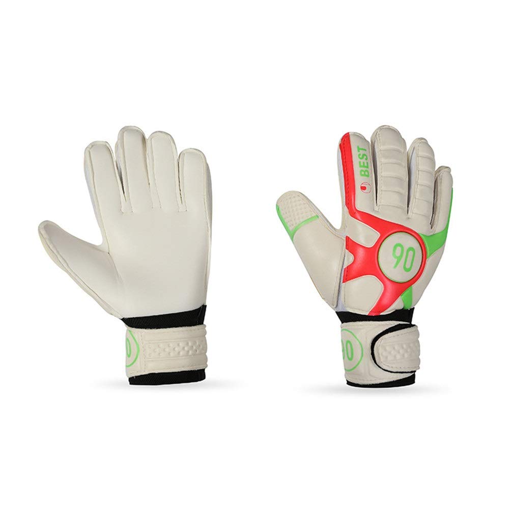 QERNTPEY Goalie Gloves Soccer Goalkeeper Gloves Latex Wear Football Goalie Gloves for Men Women All 