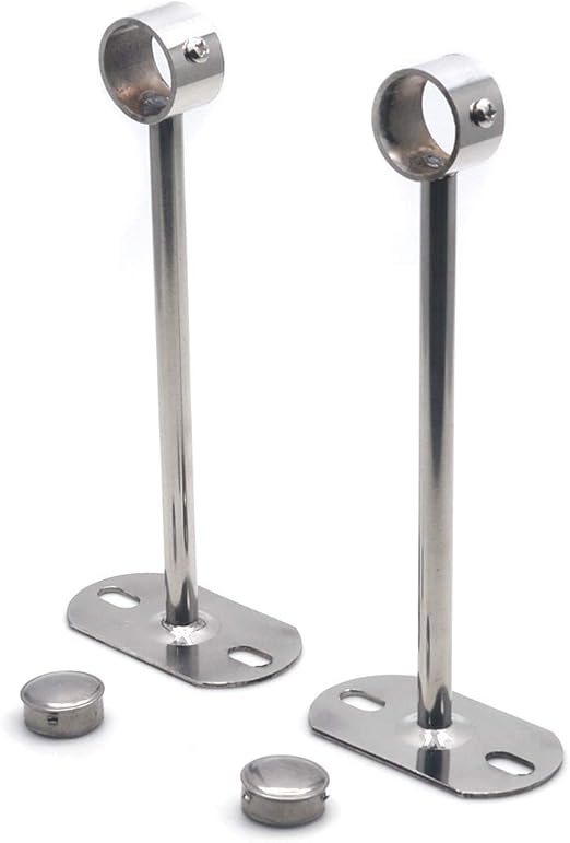 Amazon Com Karcy Ceiling Support Bracket Closet Rod Flange Holder