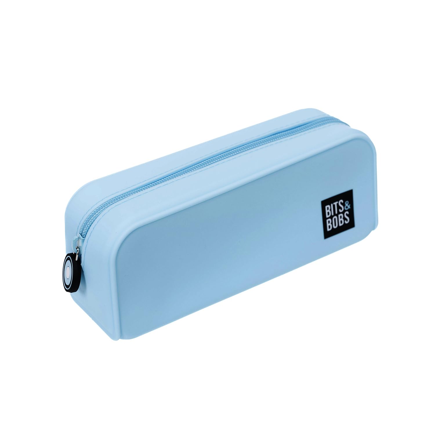Grafoplás | Pastel Blue Silicone Case | 20 x 7.5 x 7.5 cm | Soft Touch | Flexible | Waterproof | Bits&Bobs Pop Up Design | Pastel Colours, Baby Blue, 20x7,5x7,5cm, School