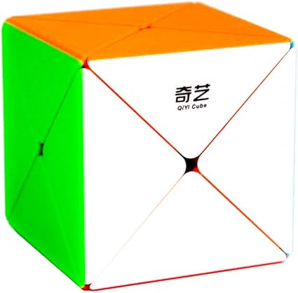D ETERNAL QiYi 8 Axis X Magic Rubiks Rubix Cube Dino Skewb Irregular Puzzle Cube