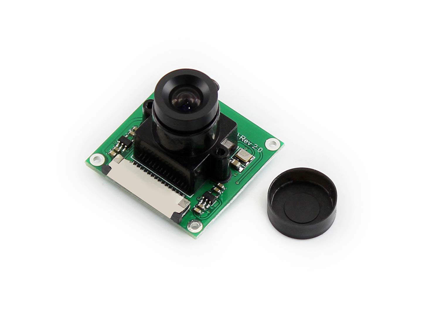 Waveshare Camera Module Kit 5 Megapixel OV5647 Sensor Adjustable-focus 2592 * 1944 Resolution for Any Version of Raspberry Pi