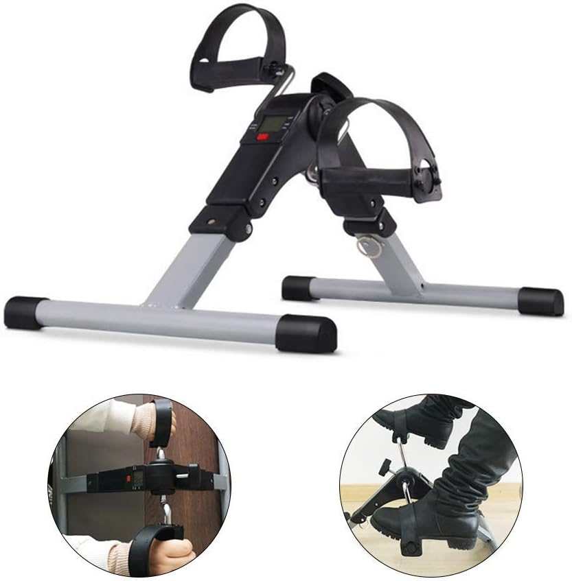 ZY Foldable Pedal Exerciser, Arm and Leg Trainer Exercise
