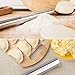 Gikpal Cheese Slicer & Knife Set, Stainless Steel Cheese Cutter Slicer with Multi-Use Cheese Fruit Veggie Knife, Sliver (Silver)