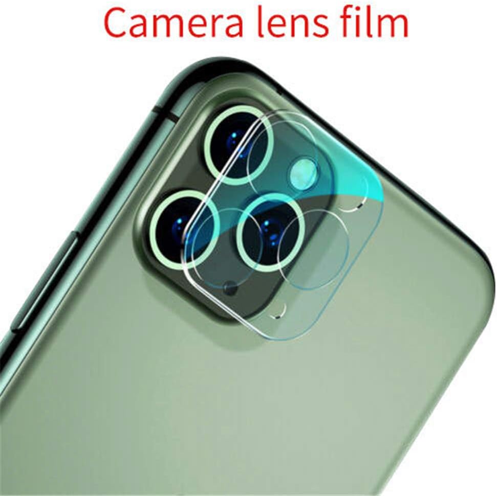for iPhone 11 Pro Max 2Pcs Full Cover Lens Protector Tempered Glass Camera Lens Film (for iPhone 11 Pro Max,Transparent Color)