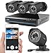 Zmodo ZS-1004-B 8CH HDMI NVR Simplified PoE Surveillance Video Security Camera System, Black, 8 Cam Kit