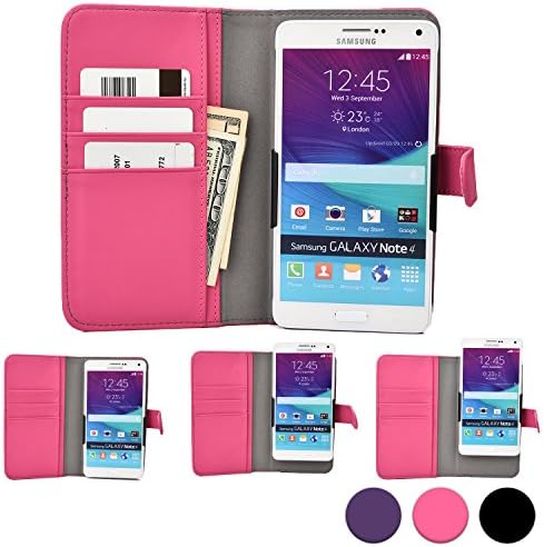 Cooper Slider [Slide-Out Phone Case] for Wiko Getaway, Highway/4G, Rainbow/4G, Wax | Wallet Pockets, Open Camera, Card Holder (Pink)
