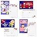 Hallmark Peanuts Valentines Day Cards for Kids, Charlie Brown (32 Valentine Cards, 35 Stickers, 1 Teacher Card)