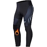 Cycling Pants for Men Road Bike Compression Tights Winter Biking Bottoms with Padding UV Proof