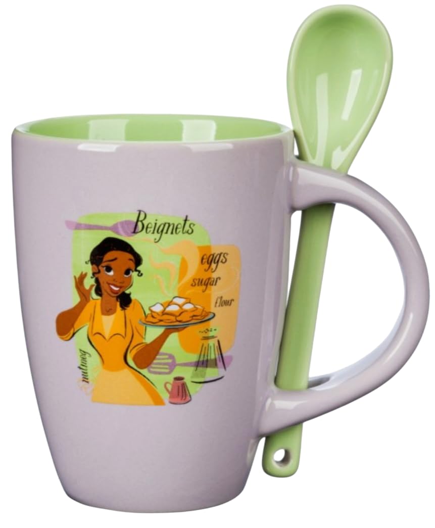 Eeyore D1SNEY Princess and The Frog Tiana Mug and Spoon