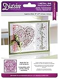 Die'sire Die's ire Create-A-Card Die, Floral Lace Heart