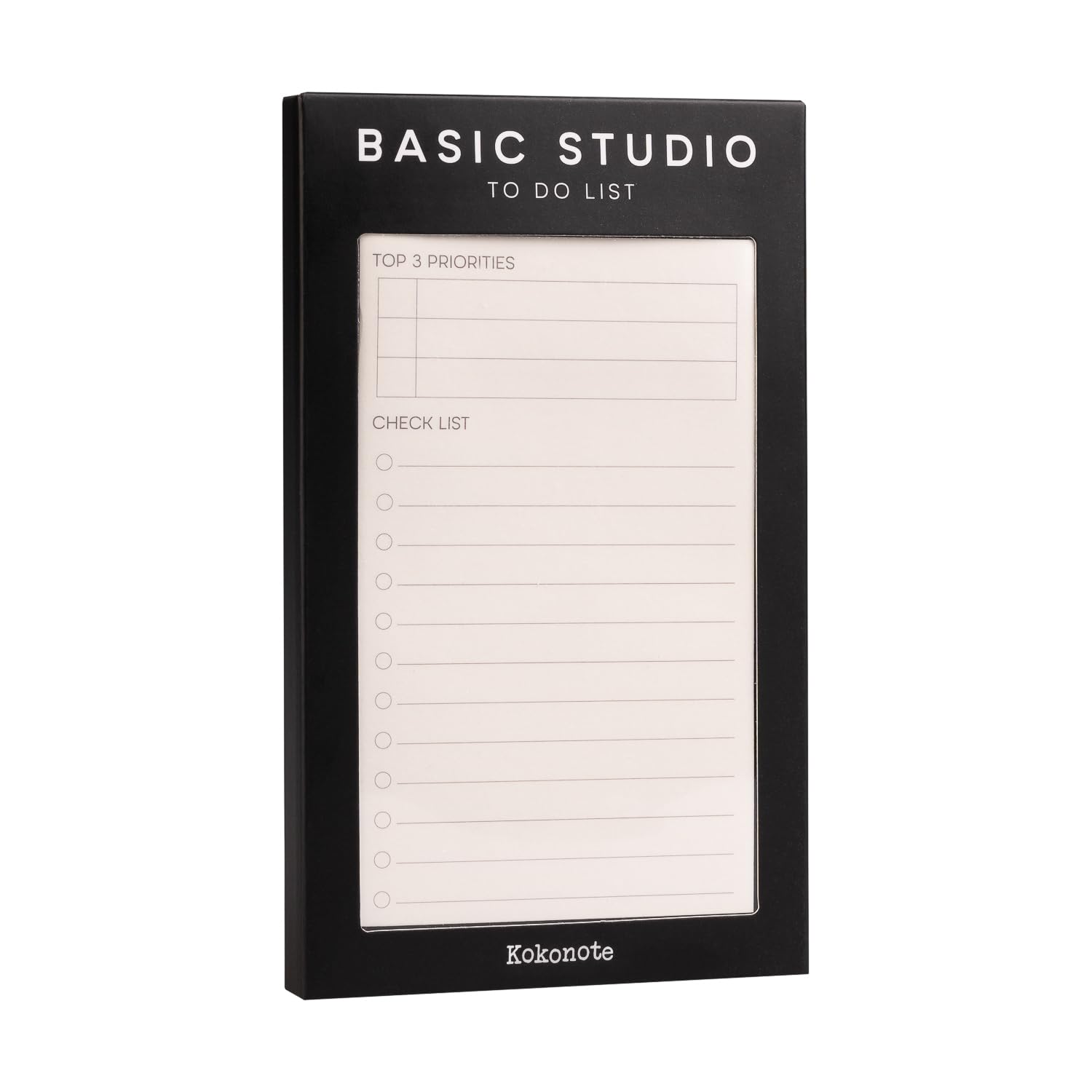 Kokonote Sticky Notes - to-Do List | 90 Sheets Note Pads, Cute Sticky Notes, Clear Post It Notes | University Essentials Stationery, Office Accessories, Uni Essentials