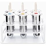 Onyx 18/8 Stainless Steel Popsicle Mold, Set of 6