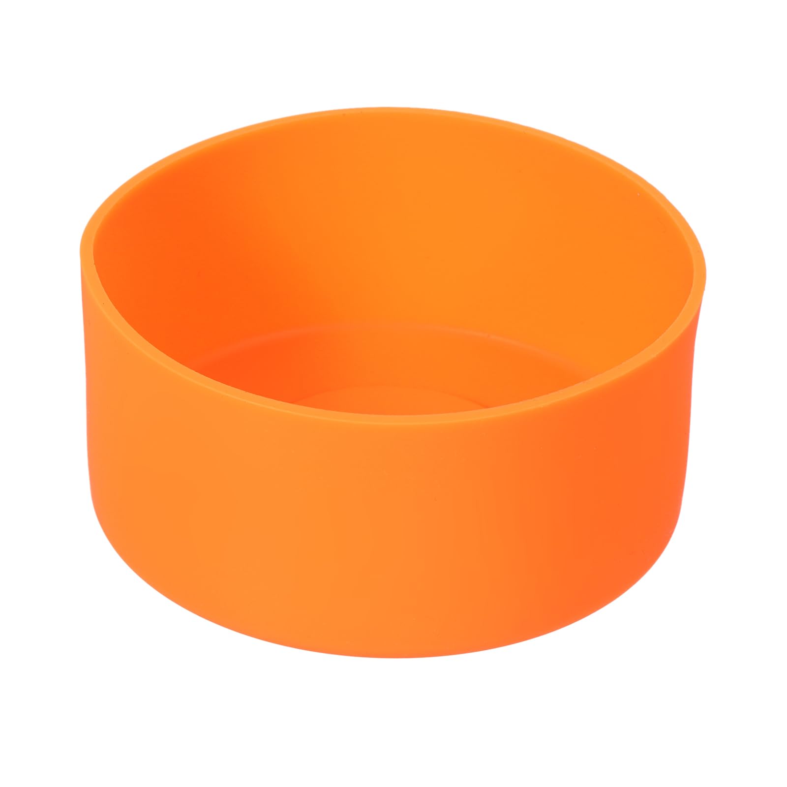 Photo 1 of uxcell 1pcs 9.3cm Protective Silicone Boot Sleeve for 32-40 oz, Water Bottle Bottom Anti-Slip Sleeve Cover, Universal Cup Bottom Accessories, Orange
