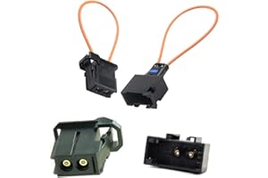 GIVTRE RENYIAO Most Fiber Optic Loop Bypass Male and Female Adapter for Benz Audi Mercedes BMW VW Porsche （2 PCS）