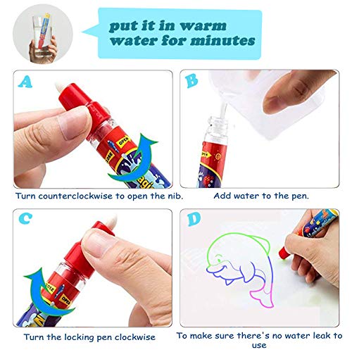 image for Alpacasso Special Processing Water Doodle Mat, Mess Free Painting Mat 