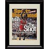 Framed Michael Jordan Sports Illustrated Autograph Replica Print - Chicago Bulls - The Shot